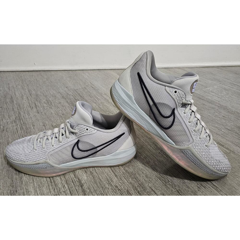 Nike Sabrina 1 Ionescu Ionic Grey Translucent Purple Size 12 Women 12.5 Men - Picture 9 of 13